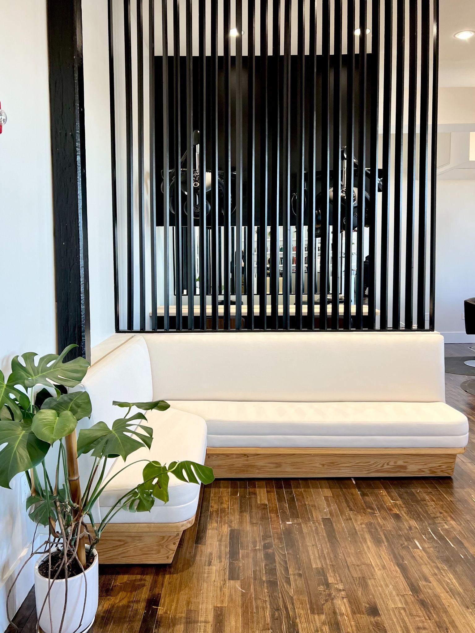 Modern lobby with design details